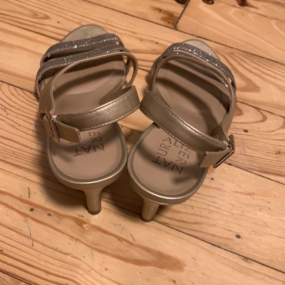 Naturalizer Gold Heeled Sandals - Picture 3 of 4